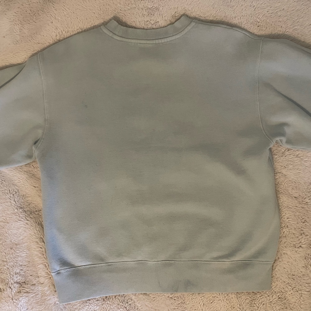 TNA Cozy Minty Blue Crewneck Sweater - Picture 2 of 4